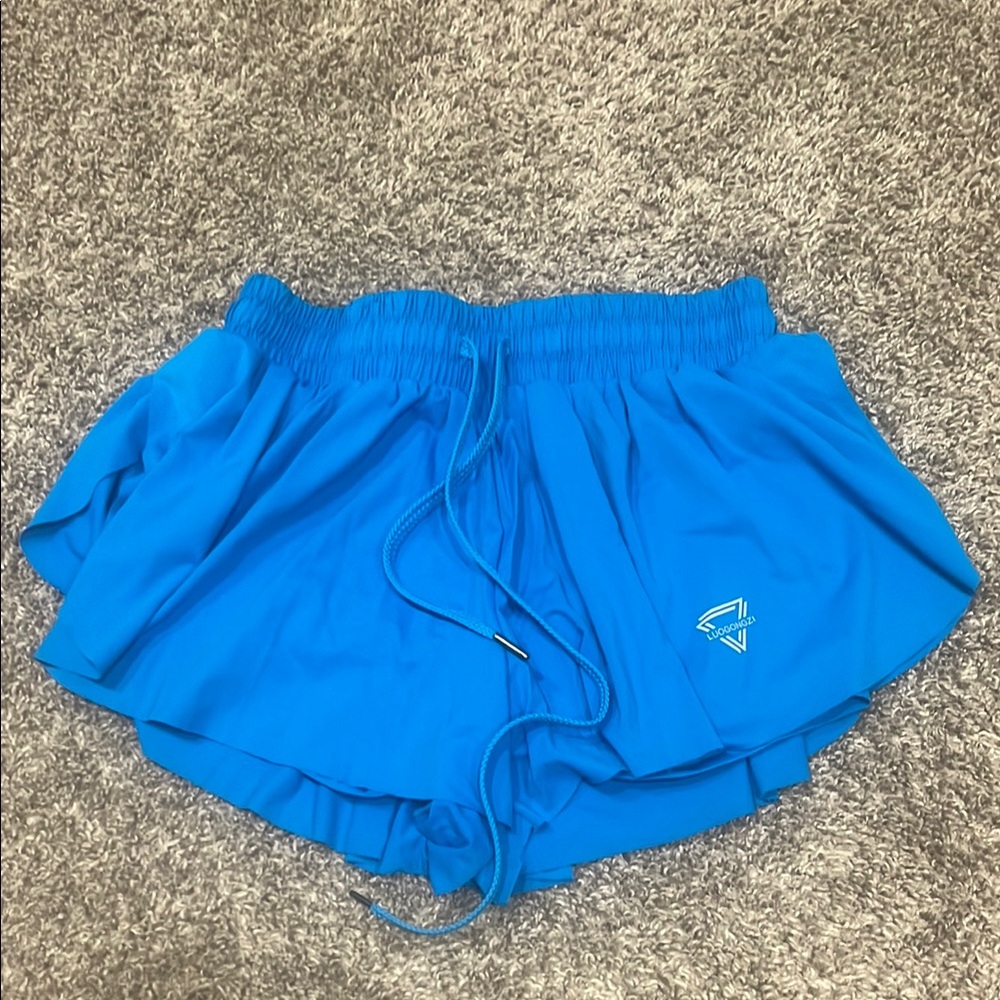Blue Women's Athletic Shorts